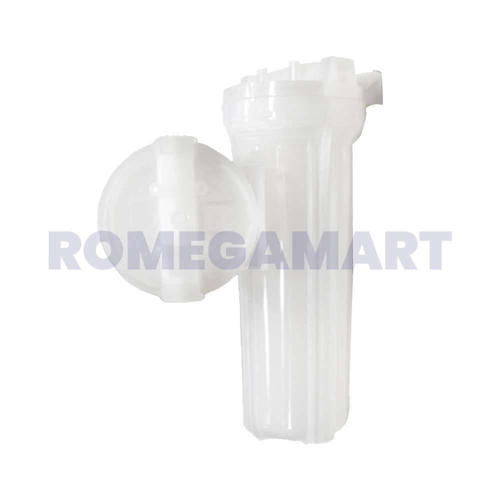 Pre RO Filter Housing White Transparent